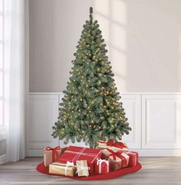 Pre-Lit Madison Pine 6.5 ft Artificial Christmas Tree just $39 shipped!