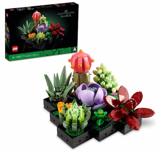 Lego Icons Succulents 10309 Artificial Plants Set 