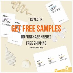 FREE Rovectin Skin Care Product Samples