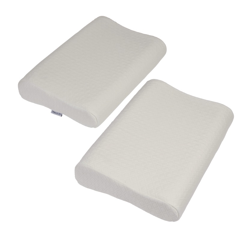 Setore Contour Reminiscence Foam Pillow with Cowl (2 pack) solely .99 shipped!