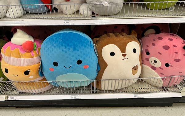Squishmallow 16 Inch Plush at Target on shelf
