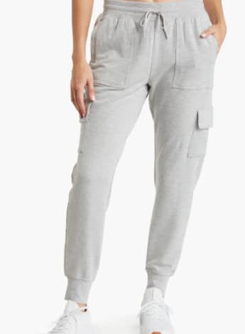 90 Degrees by Reflex Women's Tapered Terry Joggers