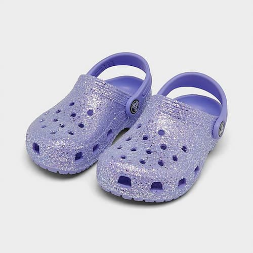 Crocs Classic Glitter Clog Shoes