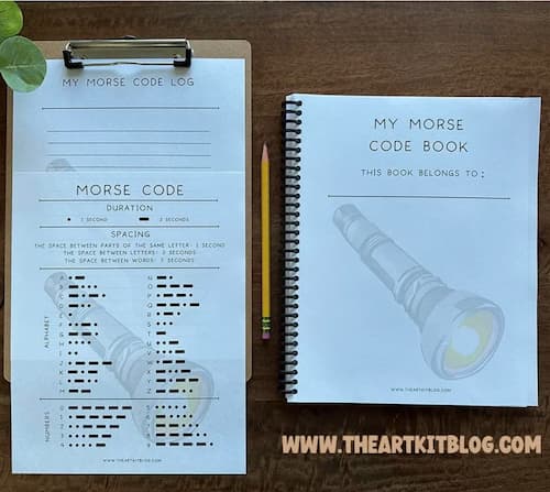 Free Printable Morse Code Journal