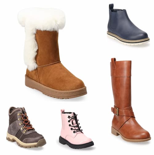 Kid's and Toddler's Boots only $12.79 at Kohl's! | Money Saving Mom®
