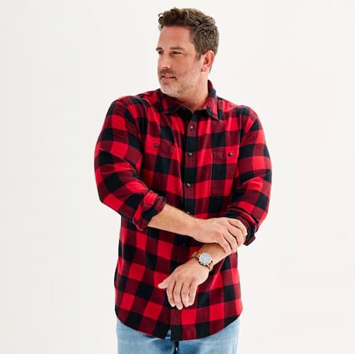 Men's Sonoma Goods For Life Flannel Button-Down Shirt
