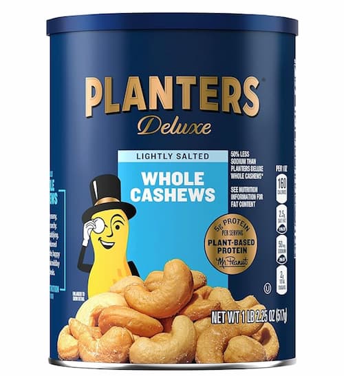 Planters Deluxe Lightly Salted Whole Cashews (18.25 ounces)