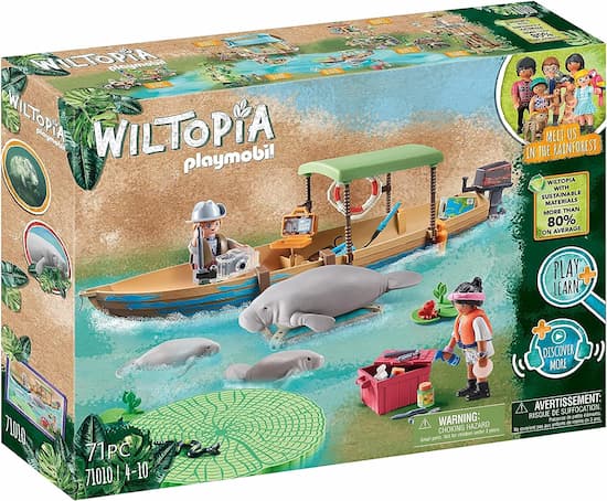 Playmobil Wiltopia Boat Trip to The Manatees