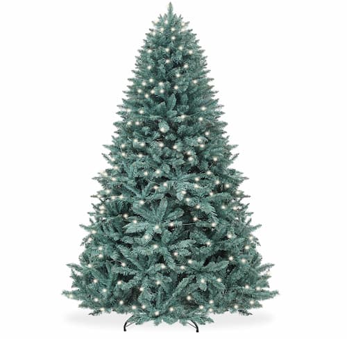 Pre-Lit Blue Spruce Christmas Tree 6ft
