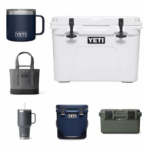 RARE* Discount on Yeti Coolers, Drinkware, Totes, plus more!