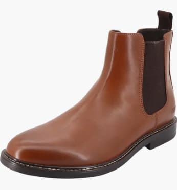 Reaction Kenneth Cole Men's Ely Faux Leather Chelsea Boots