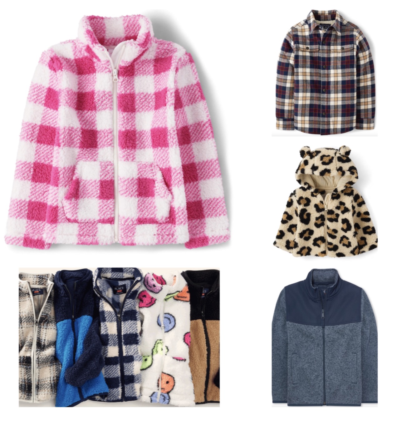 The Youngsters’s Place: Cozy Sherpa Jackets solely $14.99 shipped!