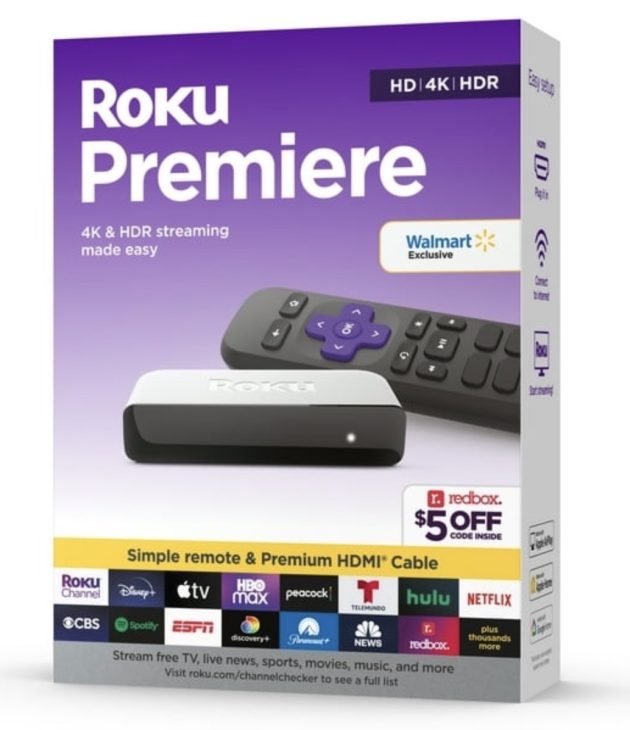 Roku Premiere | 4K/HDR Streaming Media Player