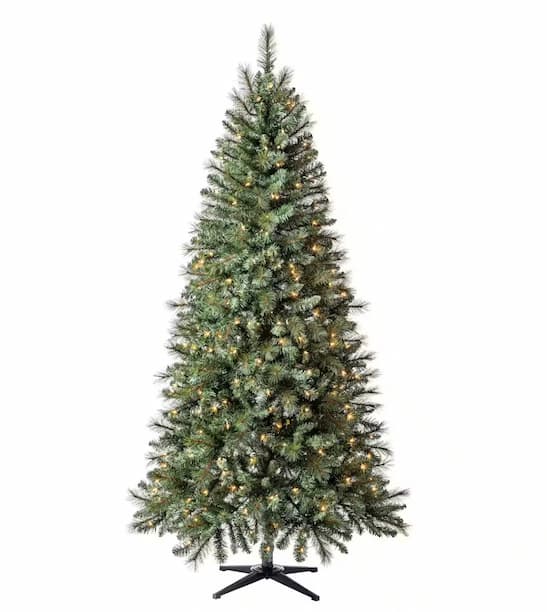 7ft. Pre-Lit Willow Pine Artificial Christmas Tree