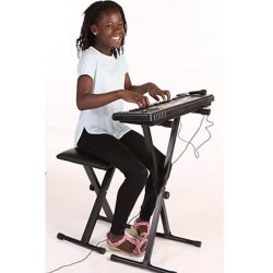Santana 49 Key Electronic Keyboard with Stand and Seat