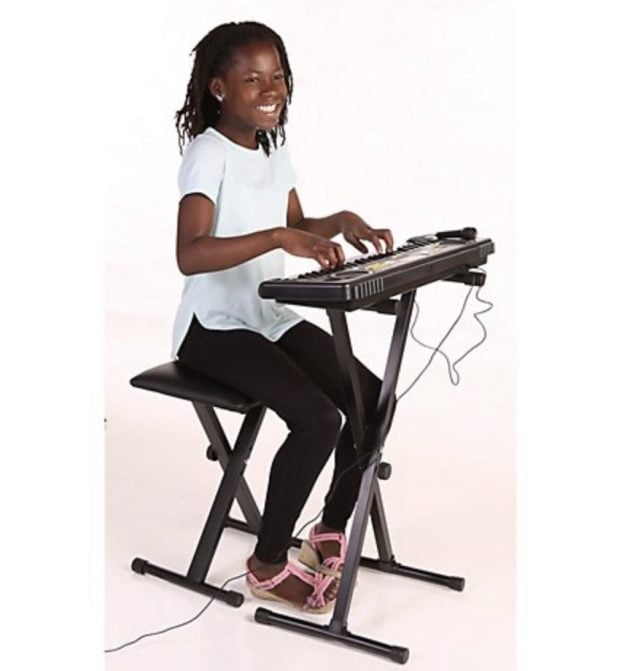 Santana 49 Key Electronic Keyboard with Stand and Seat