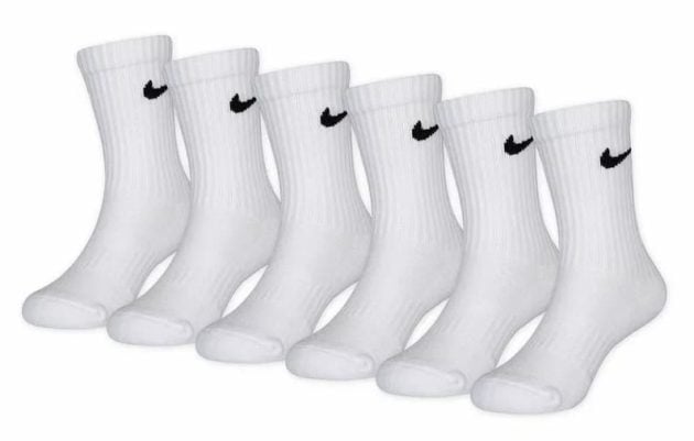 Boys Nike 6-Pack Dri-FIT Performance Crew Socks