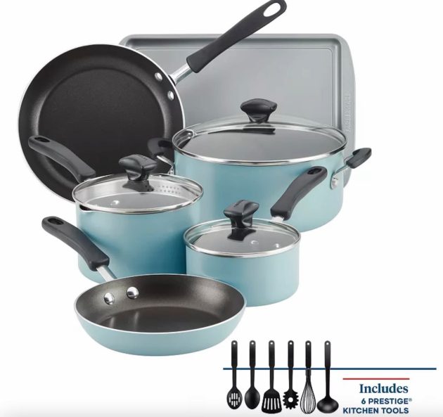 Farberware® Cookstart 15-pc. DiamondMax Nonstick Cookware Set