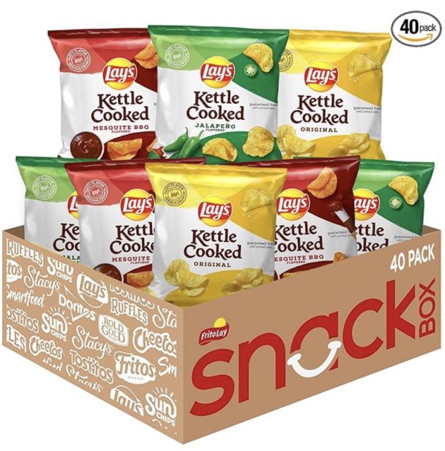 Lay's Kettle Cooked Potato Chips Variety Pack