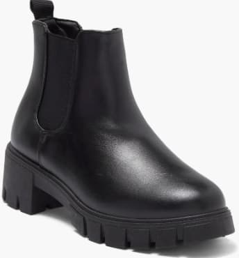 Top Guy Shoes Maddie 1 Lug Chelsea Boots