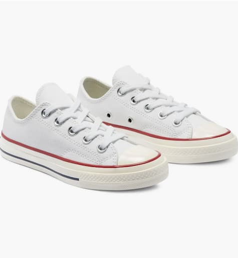 Kids' Chuck Taylor All Star 70 Oxford Sneakers in White
