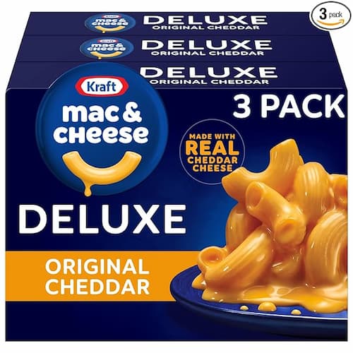 Kraft Deluxe Original Cheddar Macaroni & Cheese Dinner