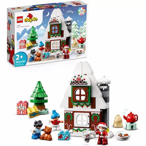 LEGO Duplo Santa's Gingerbread House Building Toy