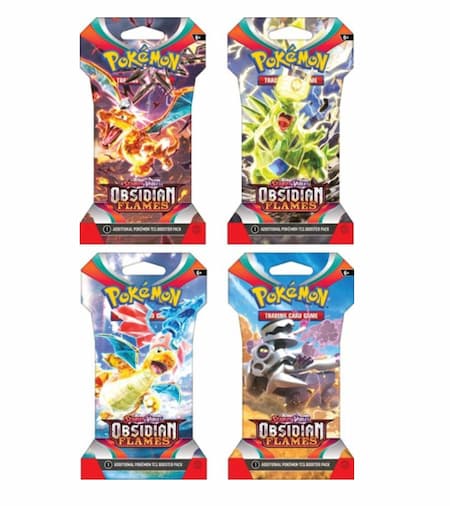 Pokemon Trading Card Sleeved Boosters