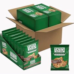 Tate’s Bake Shop Chocolate Chip Cookies, 16 – 2 Cookie Snack Packs (2 Boxes)
