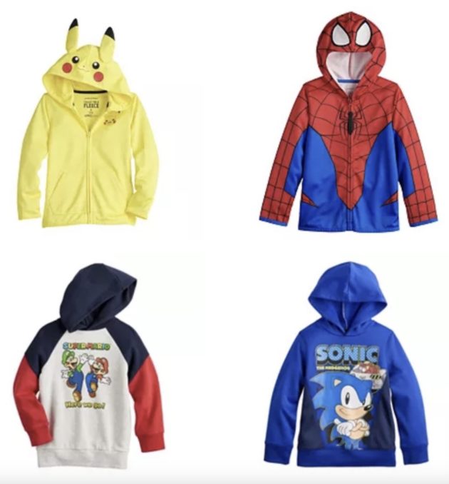 character hoodies
