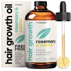 Artnaturals Organic Rosemary Castor Hair Oil & Scalp Strengthening Hair Growth Oil