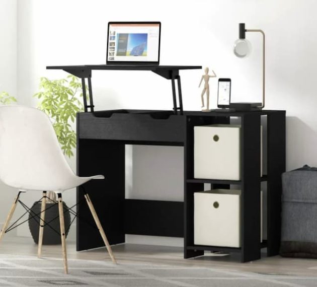 Lift Top Study Desk with Storage