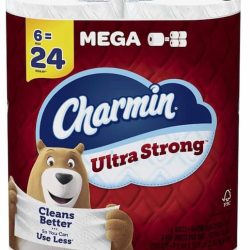 Charmin Ultra Strong Toilet Paper, 6 Mega Rolls