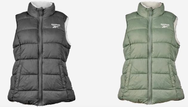 Reebok Women's Glacier Shield Reversible Sherpa Vest