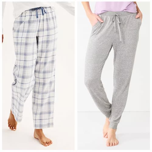 HOT* Women's Pajama Pants only $7.49 at Kohl's!