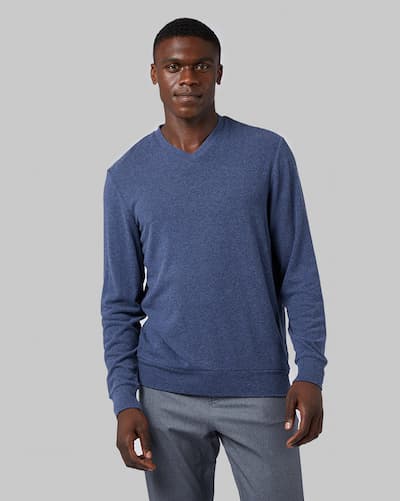 32 Degrees Men's Sweater Knit V-Neck Top