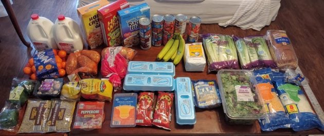 Brigette’s $83 Grocery Purchasing Journey and Weekly Menu Plan for six