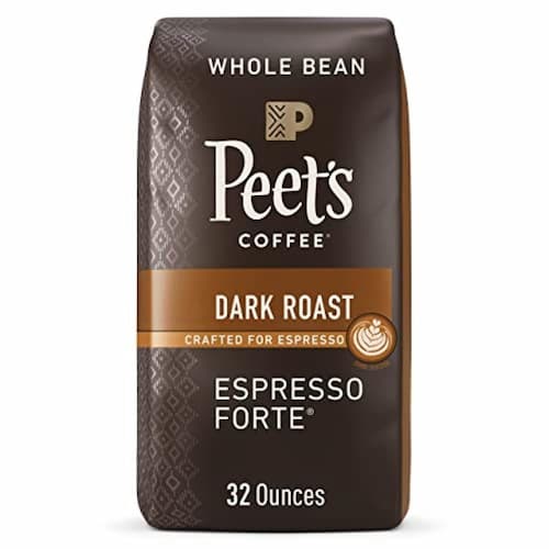Peet's Coffee Dark Roast Whole Bean Coffee Espresso Forte