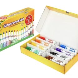 Crayola Classroom Set Broad Line Art Markers, 80 Ct
