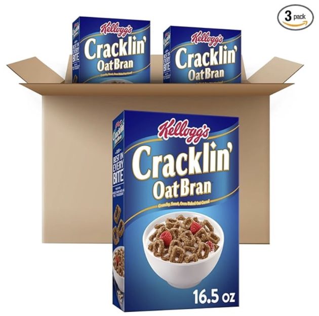Kellogg's Cracklin' Oat Bran Breakfast Cereal