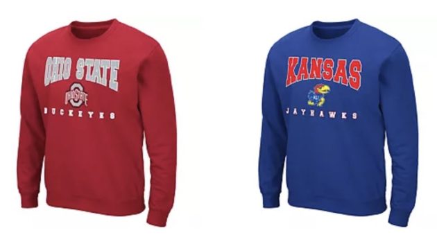 NCAA Sweatshirts for the Household solely $22.50!