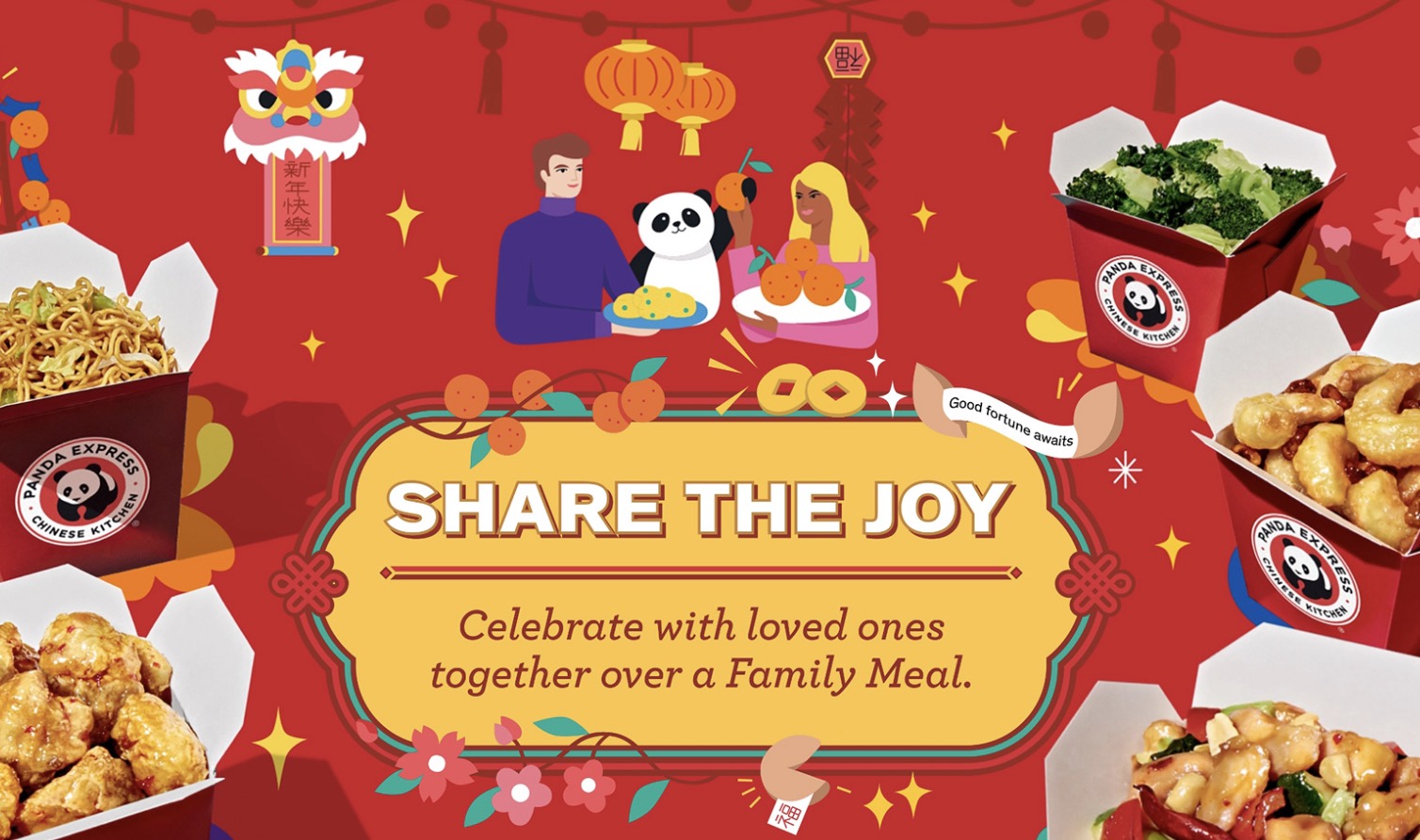 Panda Express Good Fortune Scratcher Game = FREE Item or $8 Off Family