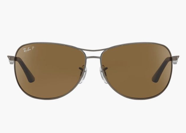 59mm Polarized Aviator Sunglasses