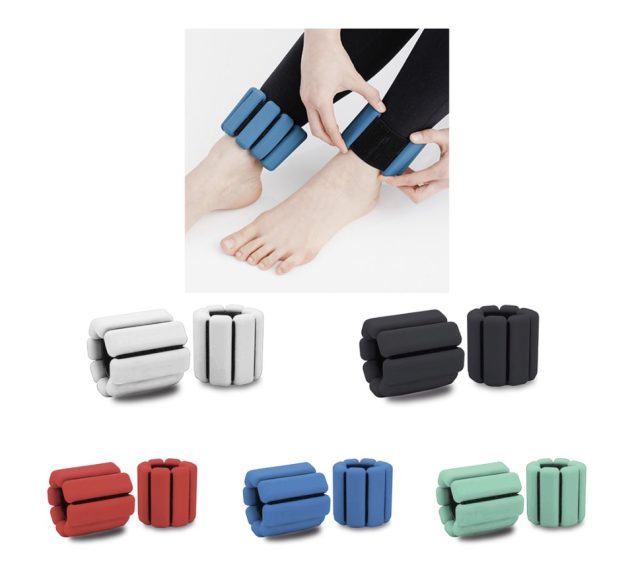 Elevate your workout routine with the Adjustable 3-Pound Wrist & Ankle Weights 