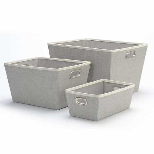 Sonoma Goods For Life Canvas Storage Totes
