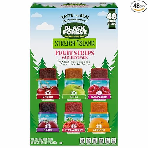 Stretch Island Black Forest Fruit Strips Variety Pack 48 Count
