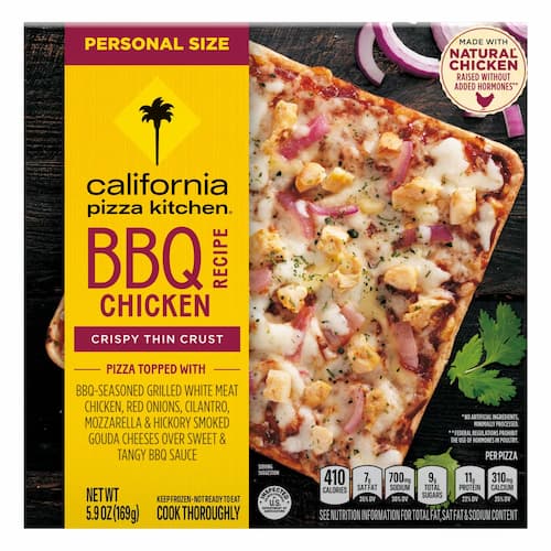 California Pizza Kitchen Frozen BBQ Chicken Personal Size