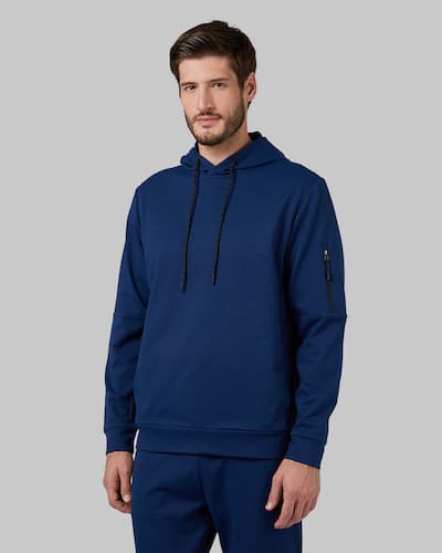 Men's Soft Stretch Terry Pullover Hoodie