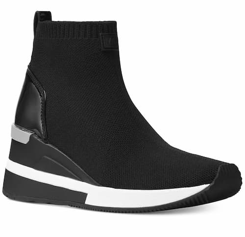 Michael Kors Women's Skyler Wedge Bootie Sock Sneakers