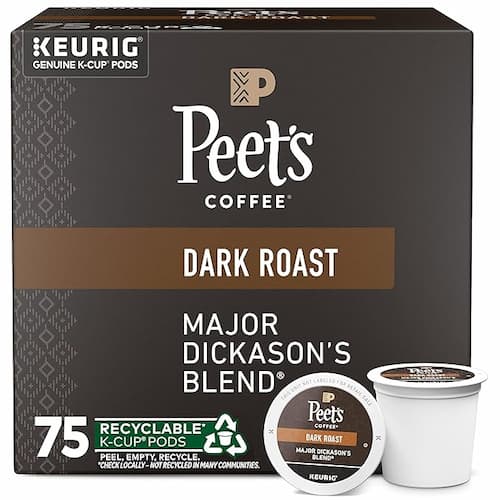 Peet's Coffee Major Dickason's Blend K-Cups